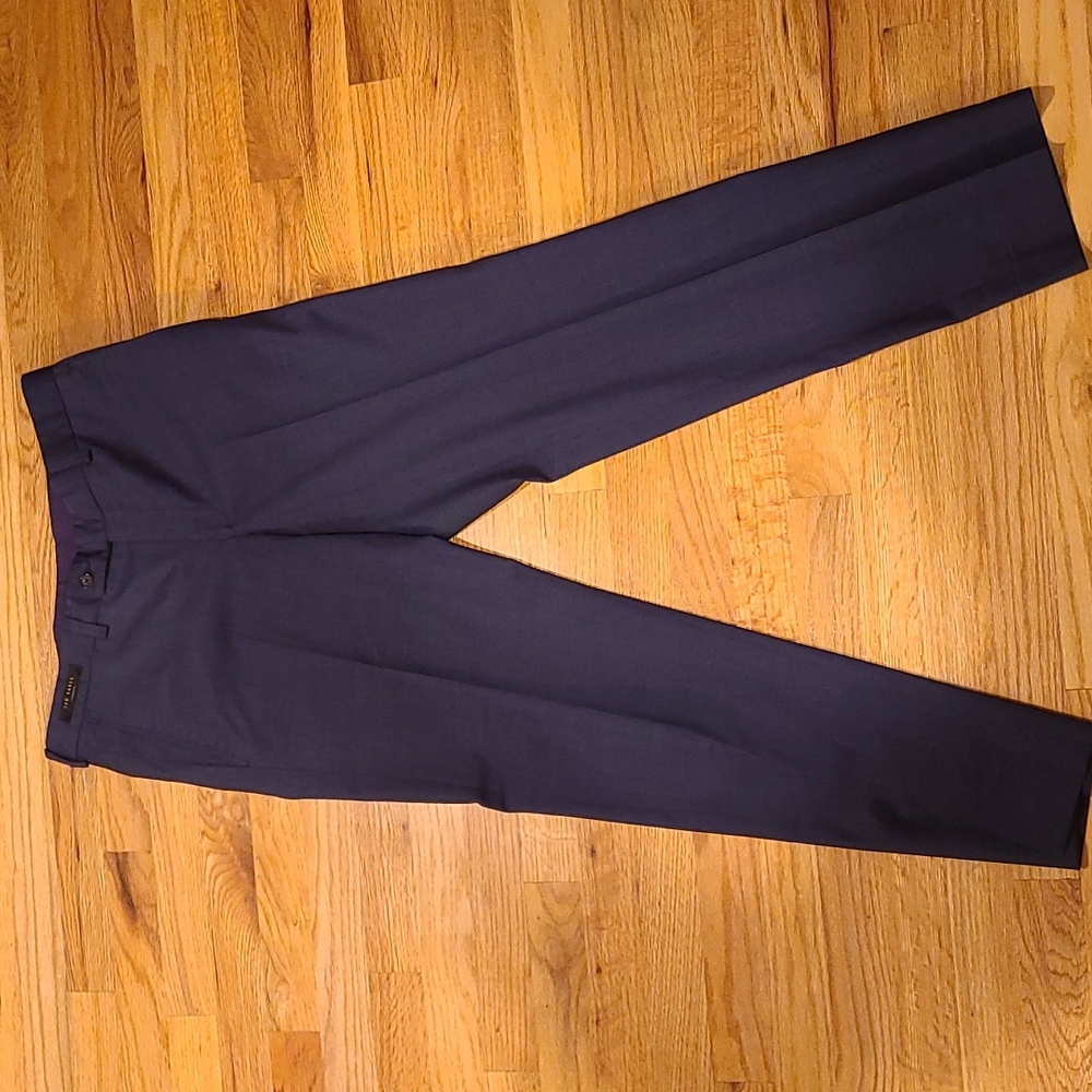 32R men's blue dress pants, Ted Baker London, flat front, very nice pants!
